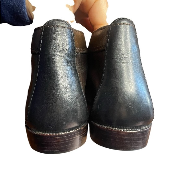 G.H BASS women’s Pamela Black brown Leather Lace Up Ankle Boots sz 7.5 preloved - Picture 8 of 14